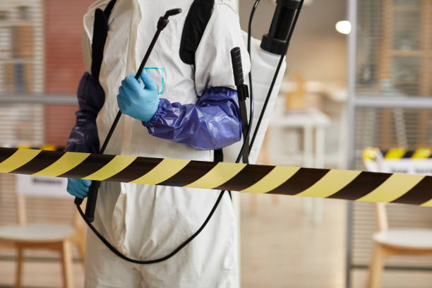 Professional Sewage Cleanup technician working in Fairbury, IL